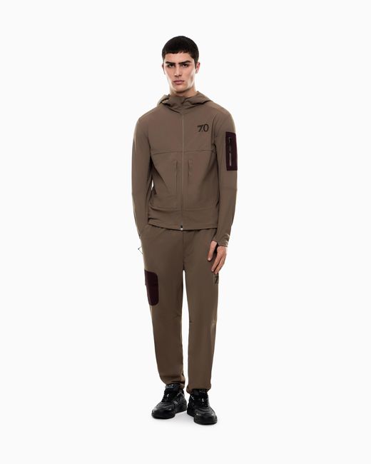 EA7 Natural 7.0 Show Hooded Jacket for men