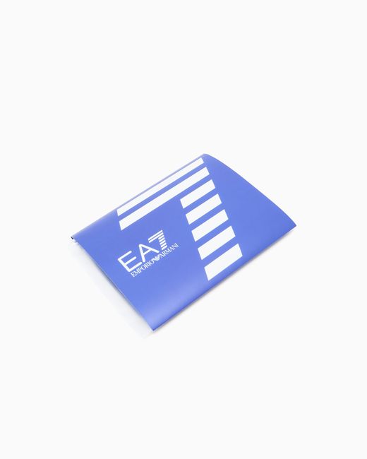 EA7 White Silicone Cap