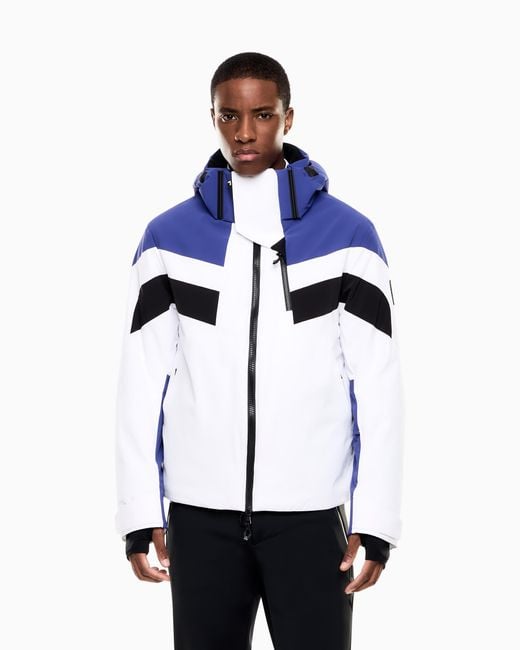 EA7 Blue Technical Ski Jacket for men