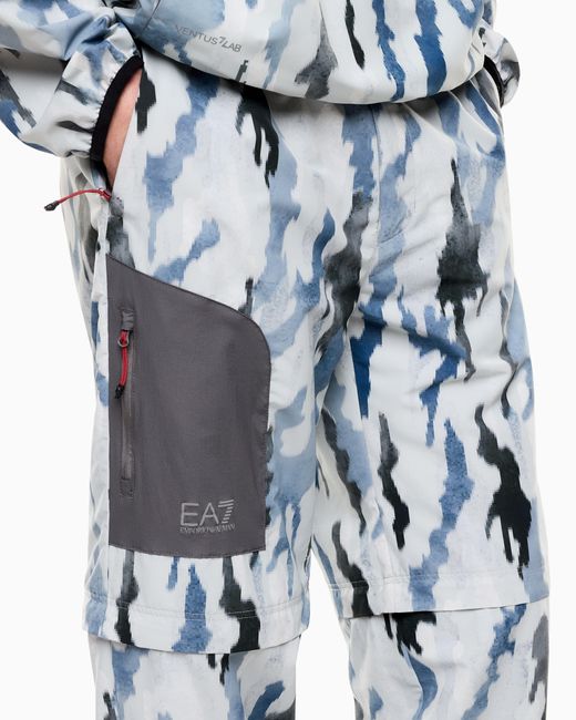EA7 Blue Dynamic Athlete Trousers for men