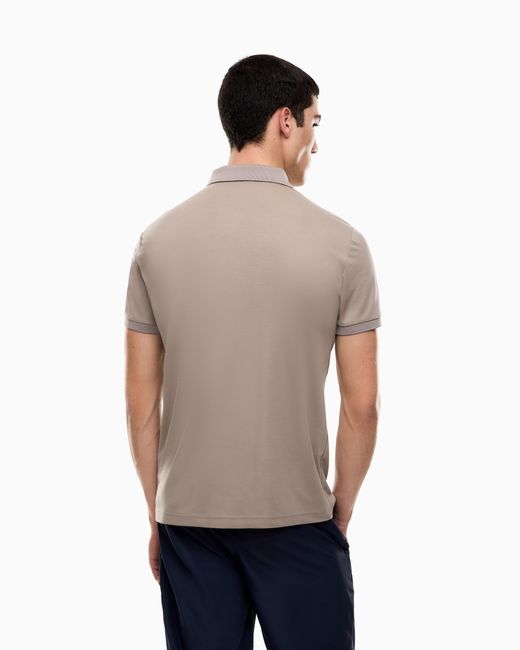 EA7 Natural Slim-Fit Polo Shirt Premium Shield for men