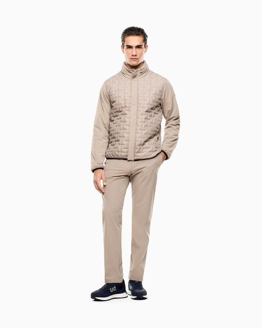 EA7 Natural Golf Pro Ventus7 Technical Fabric Jacket for men