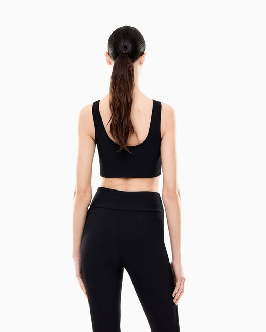 EA7 Blue Medium-Support Sports Bra Dynamic Athlete