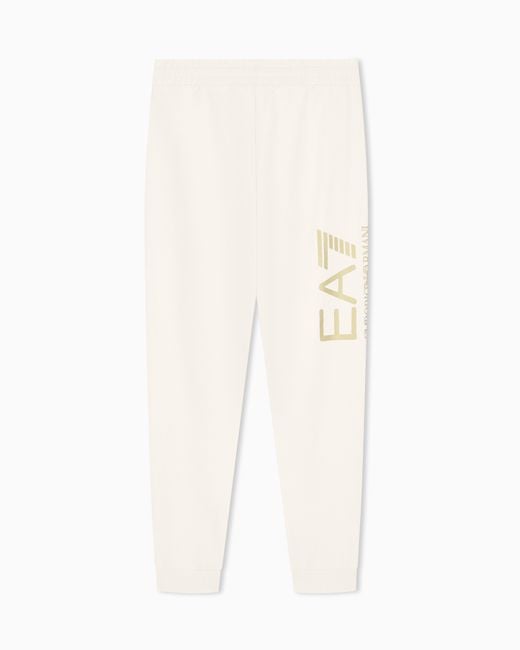 EA7 Natural Slim-Fit Trousers Logo Series for men