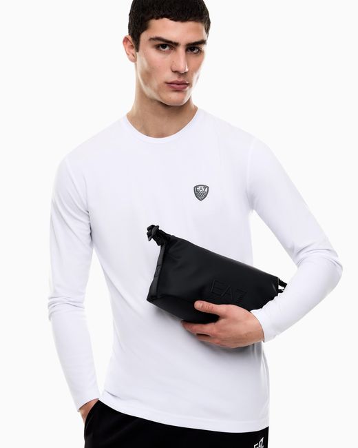 EA7 White Washbag