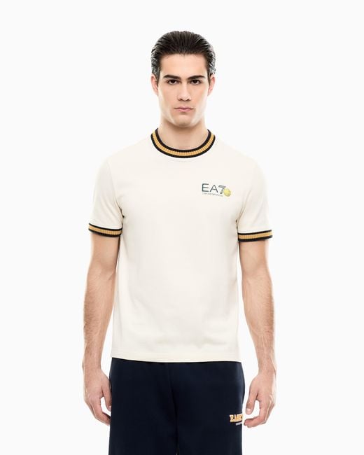 EA7 Natural T-Shirt Graphic Series Regular Fit for men