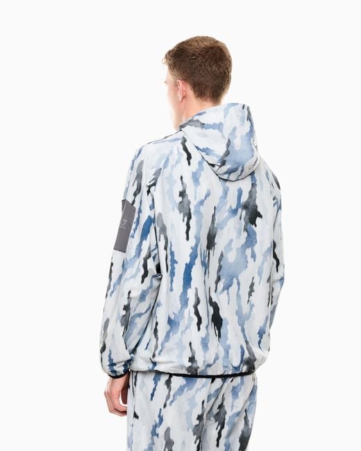EA7 Blue Dynamic Athlete Jacket for men