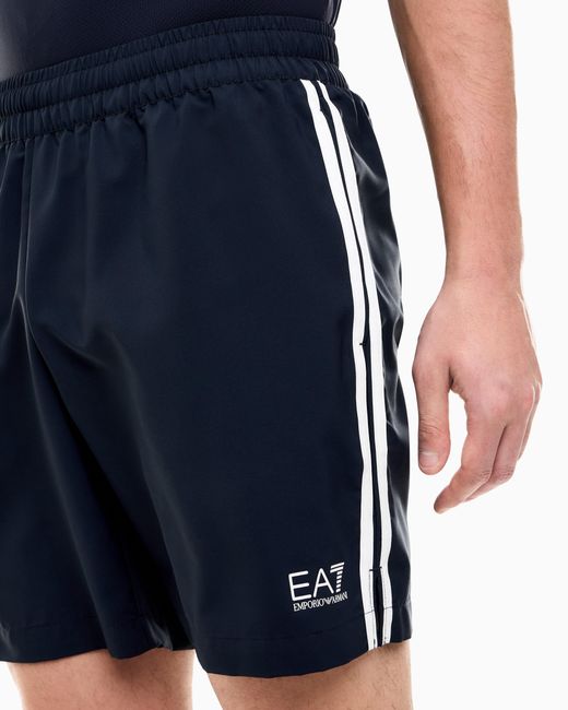 EA7 Blue Shorts Tennis Pro With Ventus7 Technology for men