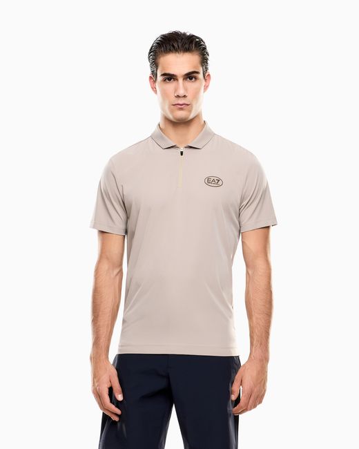 Polo Tennis Pro di EA7 in Pink da Uomo