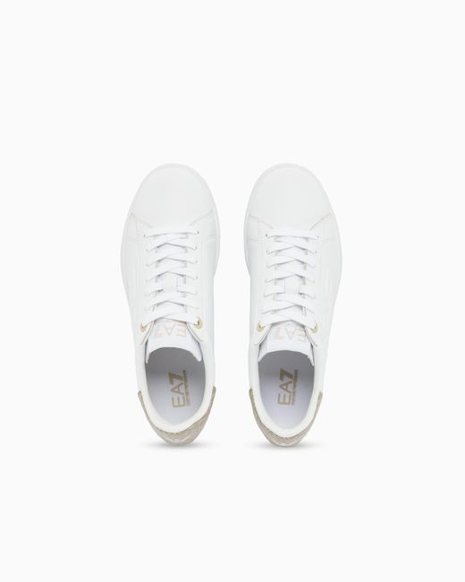 EA7 White Classic Cc Sneakers