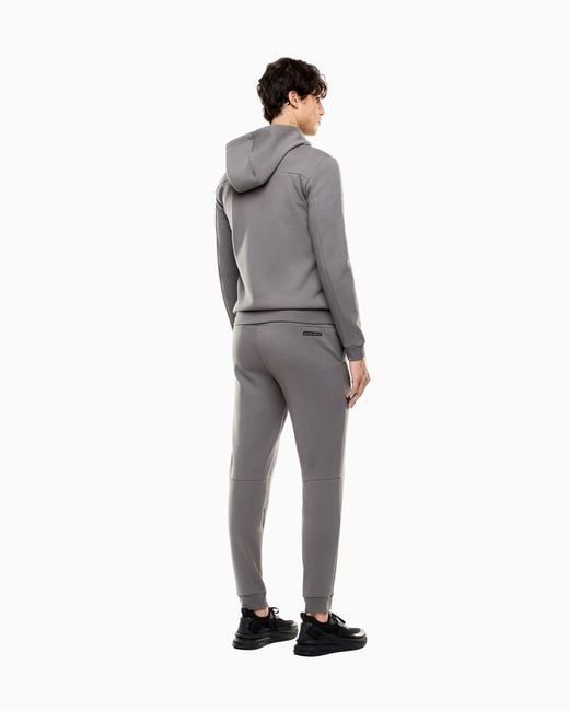 EA7 Gray Dynamic Athlete Tracksuit for men