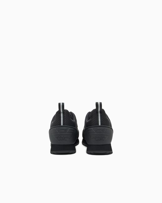 EA7 Black Sneakers And Carbon