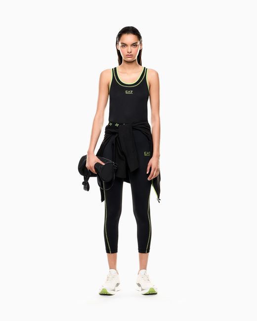 EA7 Black Dynamic Athlete Tanktop Aus Ventus7-Funktionsgewebe