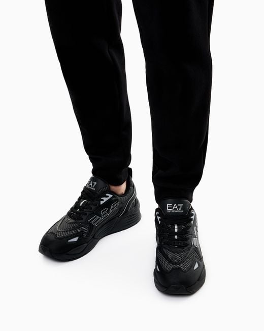 EA7 White Ace Runner Special Sneakers