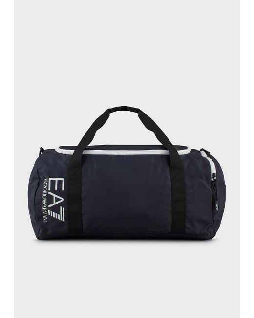 EA7 Blue Gym Bag With Logo for men