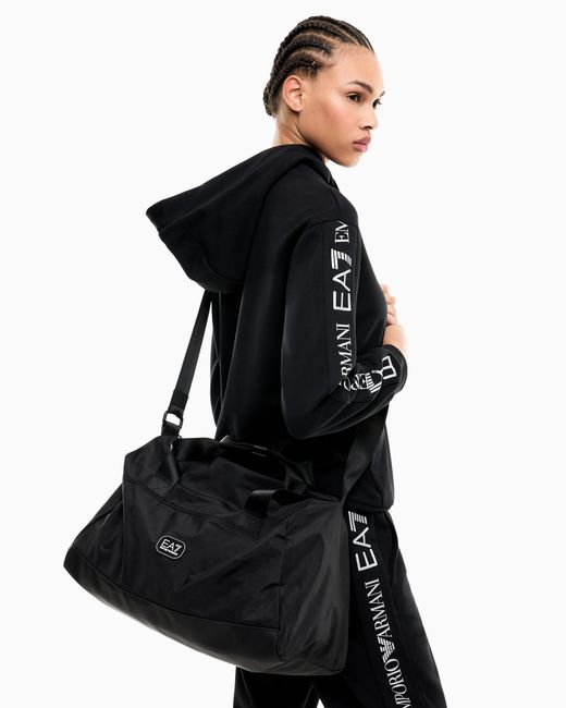 EA7 Black Gym Bag