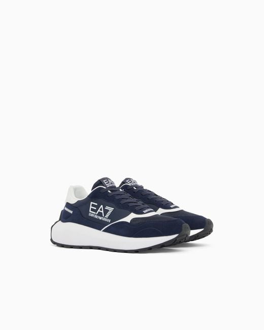 EA7 Blue Wader Sneakers