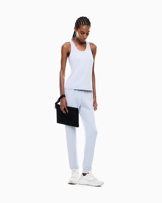 EA7 Blue Dynamic Athlete Tank Top