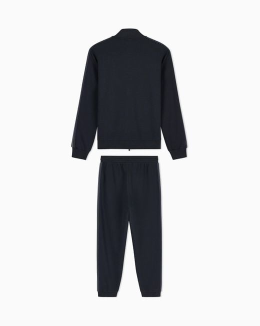 EA7 Blue Tracksuit Logo Series for men