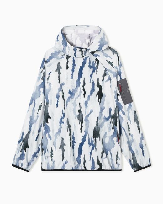 EA7 Blue Dynamic Athlete Jacket for men