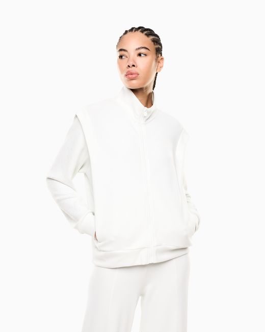 EA7 White Precious Sweatshirt