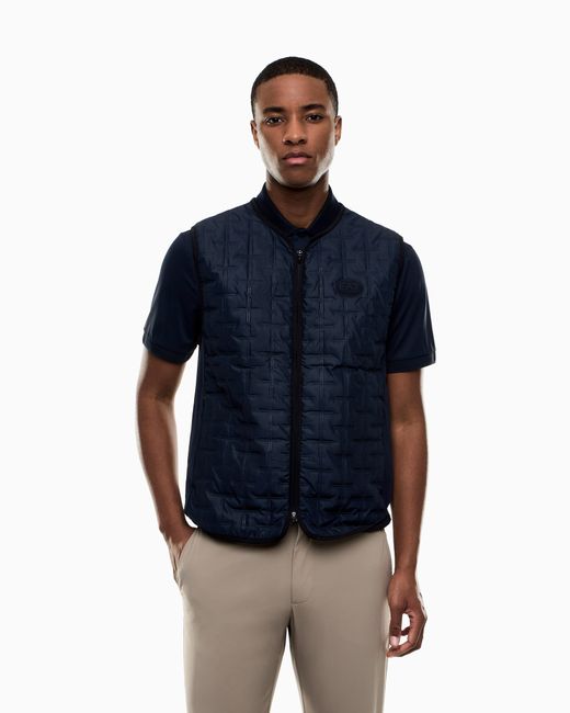 EA7 Blue Golf Pro Gilet for men