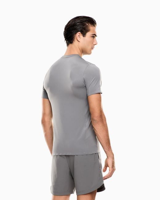 EA7 Gray Dynamic Athlete T-Shirt for men