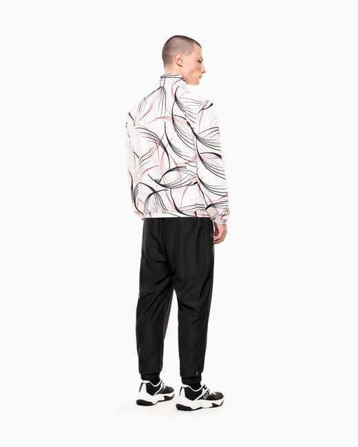 EA7 White Tennis Pro Girl Tracksuit for men