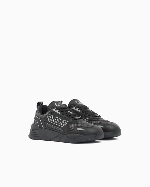EA7 White Ace Runner Special Sneakers