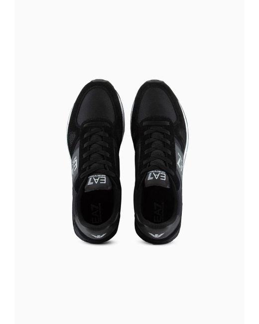 EA7 Sneakers Black & White Legacy