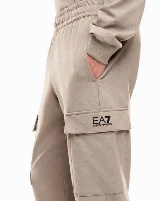 EA7 Natural Utility Trousers Core Identity for men