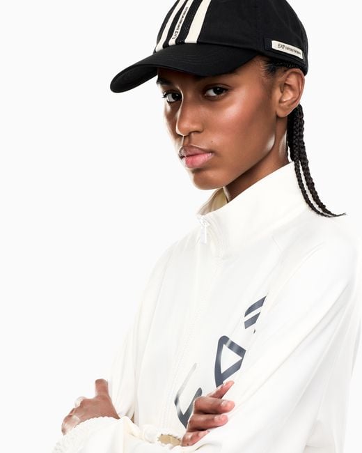 EA7 Black Baseballcap Logoband