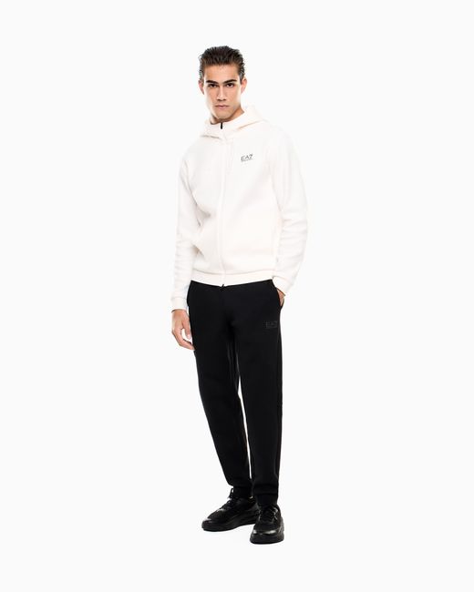 EA7 White Dynamic Athlete Tracksuit for men