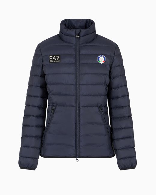Fisi Collection Giacca Imbottita di EA7 in Blue