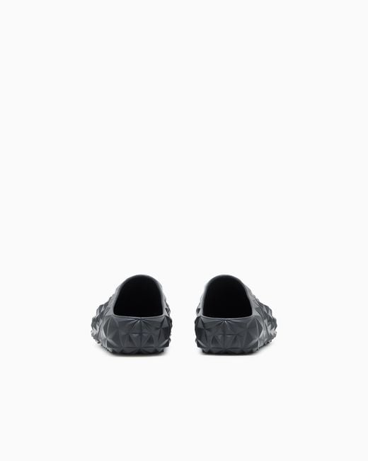 EA7 White Prisma Sliders