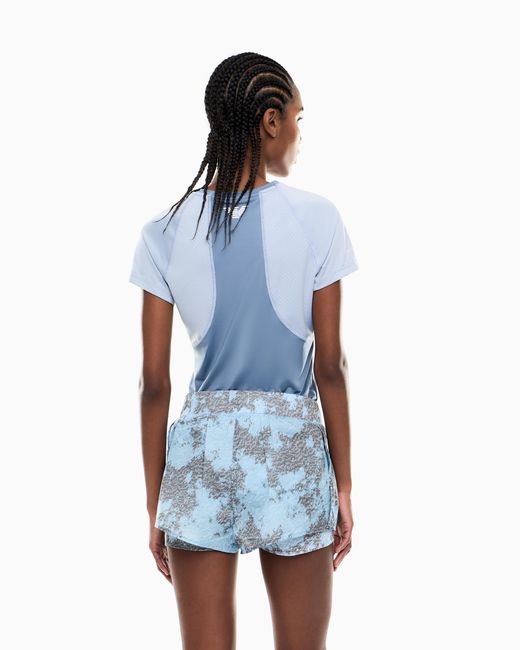 EA7 Blue Dynamic Athlete Shorts