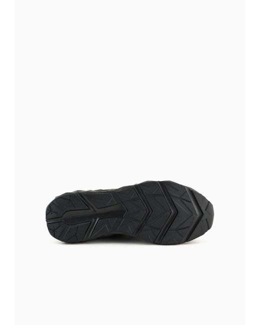 EA7 Black Ultimate C2 Kombat Knit Sneakers
