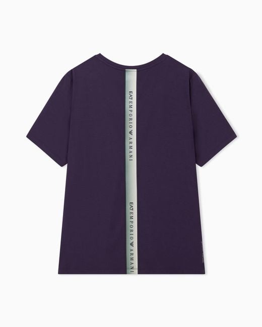 EA7 Blue Regular Fit T-Shirt Natural Ventus 7