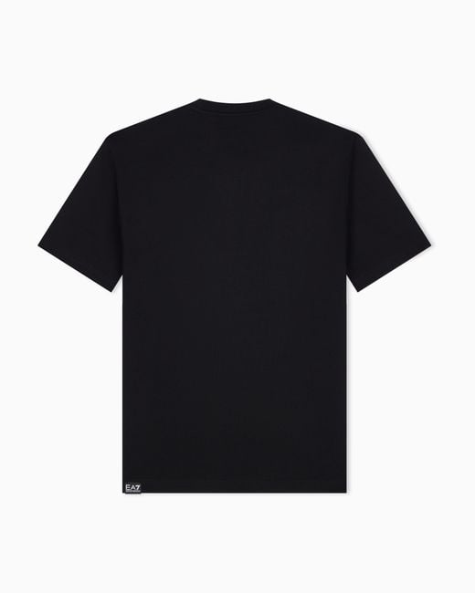 EA7 Black T-Shirt Logo Series for men