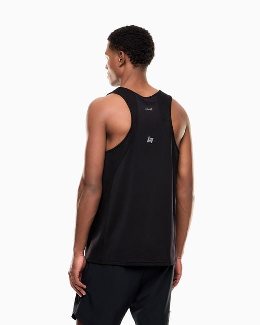 EA7 Black Dynamic Athlete Tank Top for men