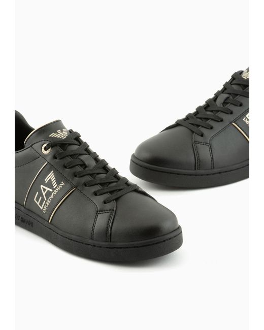 EA7 Black Classic Sneakers