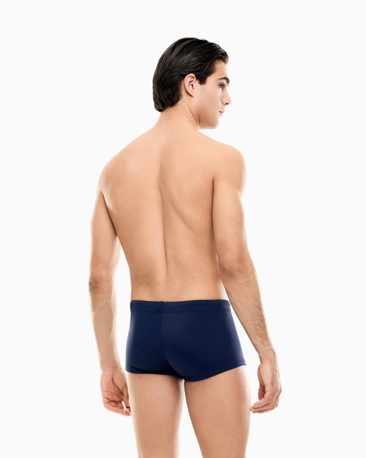 Costume Bagno Slip Con Coulisse di EA7 in Blue da Uomo