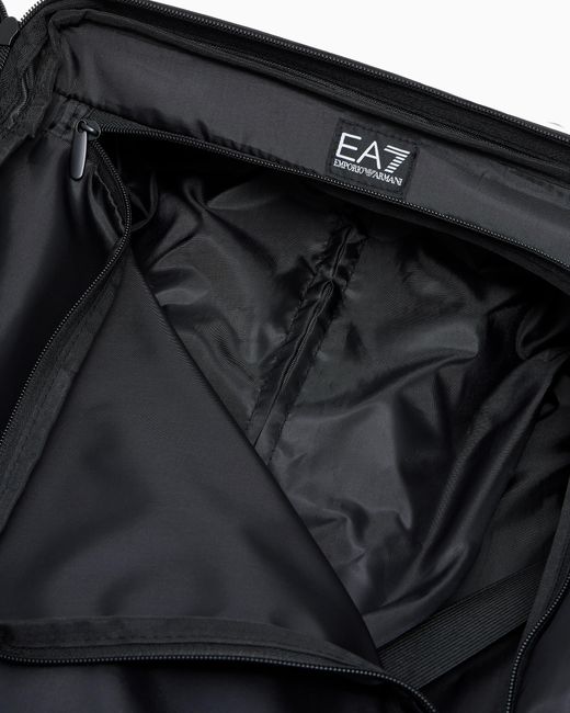 EA7 Black Technical Fabric Cabin Trolley