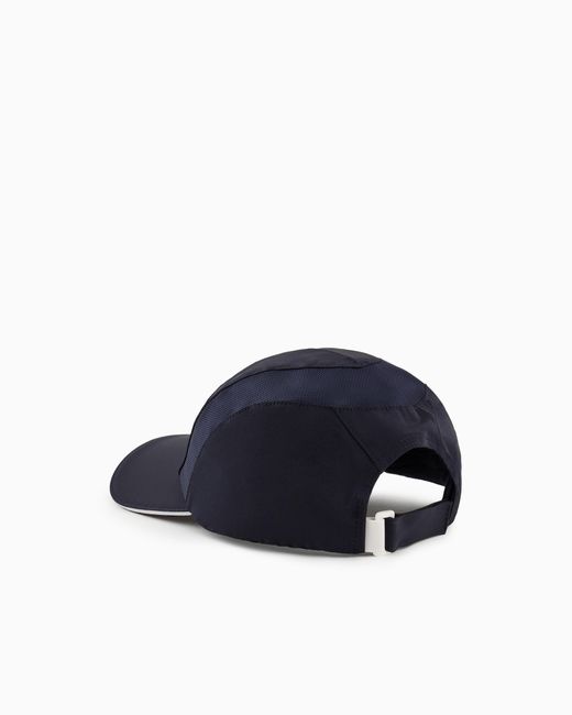 EA7 Blue Tennis Pro Baseballcap Aus Funktionsgewebe Und Mesh