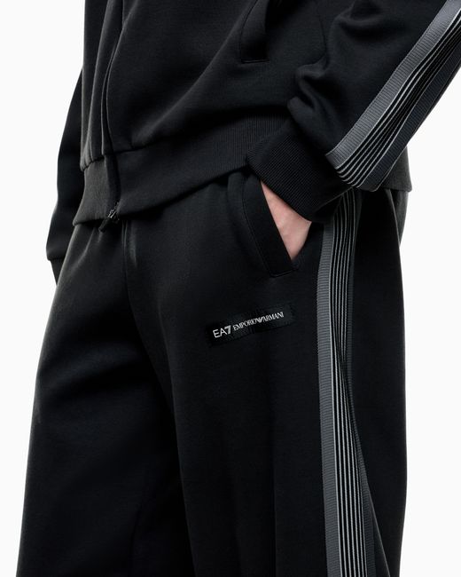 EA7 Blue Tracksuit Logo Series for men