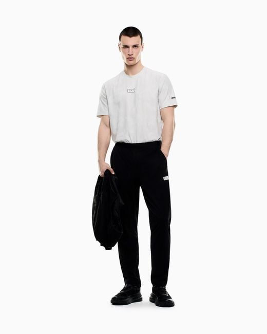 EA7 White Dynamic Athlete T-Shirt for men