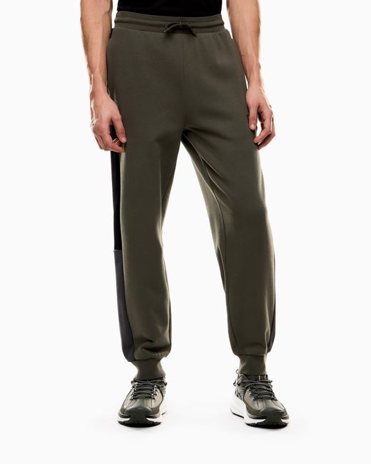 Pantaloni Jogger Athletic Colour Block di EA7 in Green da Uomo