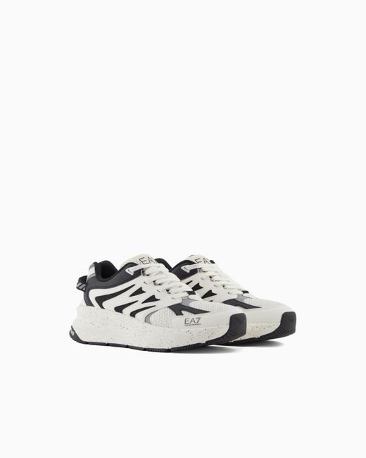 EA7 White Crusher Sonic Dart Sneakers