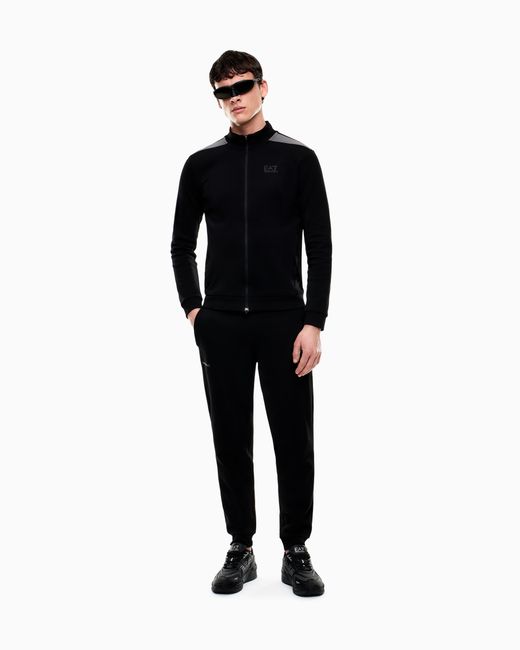 EA7 Black Dynamic Athlete Tracksuit for men