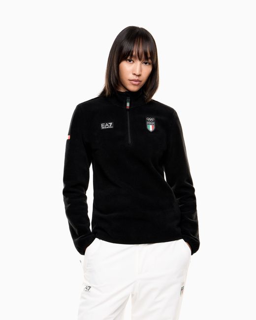 Italia Team Pile Tecnico Da Sci di EA7 in Black